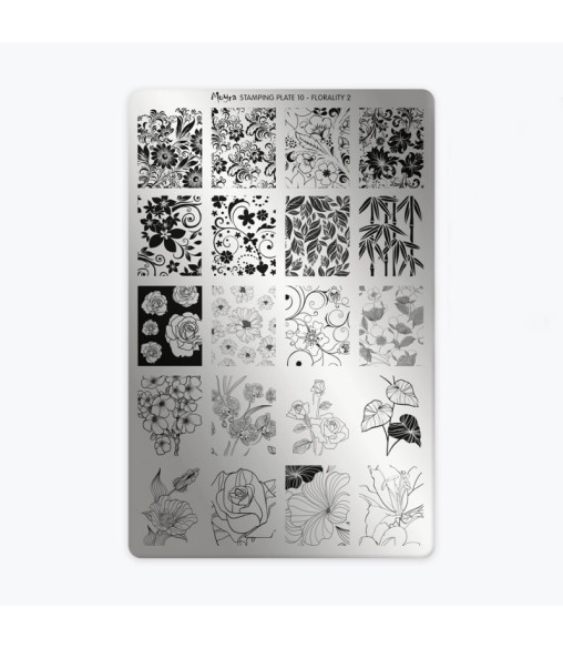 Moyra plaque stamping Florality 2