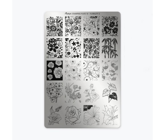 Plaque stamping 10 Moyra Florality 2