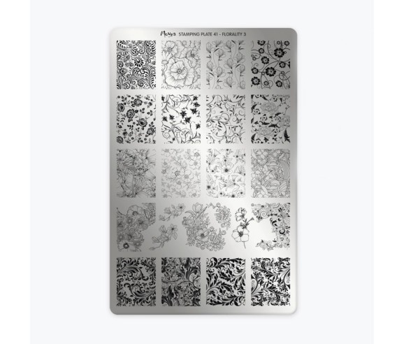 Moyra Plaque Stamping Florality 3