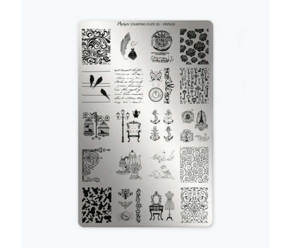 Plaque stamping 05 Moyra Vintage