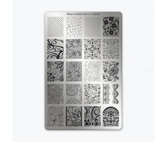 Plaque stamping 15 Moyra LACELOVE