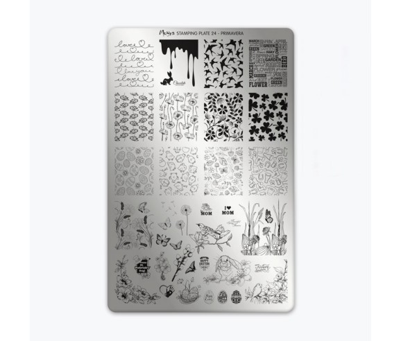 Plaque stamping 24 Moyra PRIMAVERA