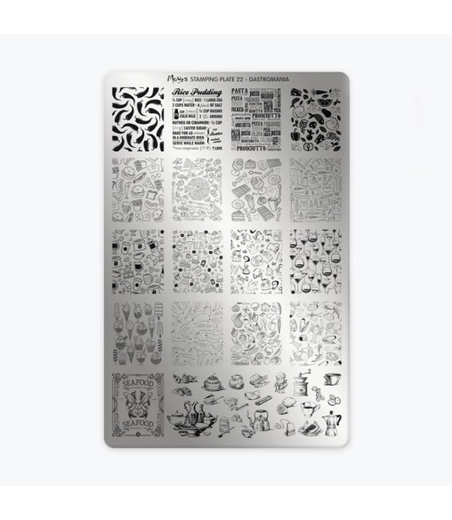 Plaque stamping 22 Moyra GASTRONOMIA