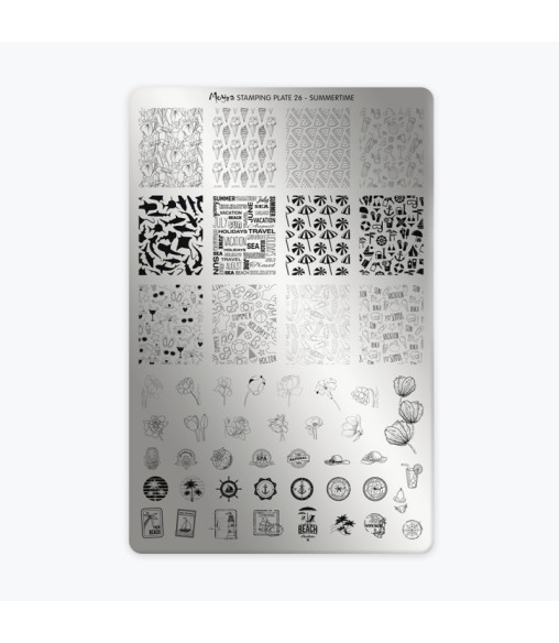 Plaque stamping 26 Moyra SUMMERTIME