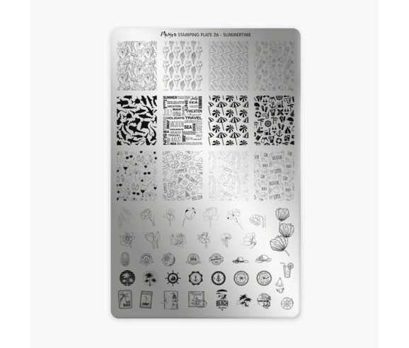 Plaque stamping 26 Moyra SUMMERTIME