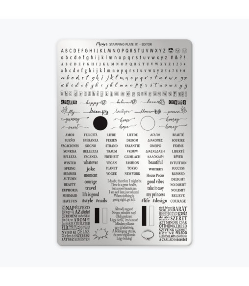Moyra Plaque stamping Editor