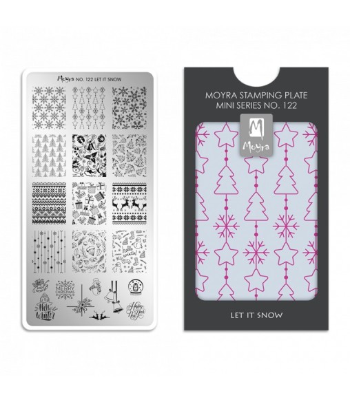 Plaque de stamping Moyra No. 122 — let is now | Mini Series