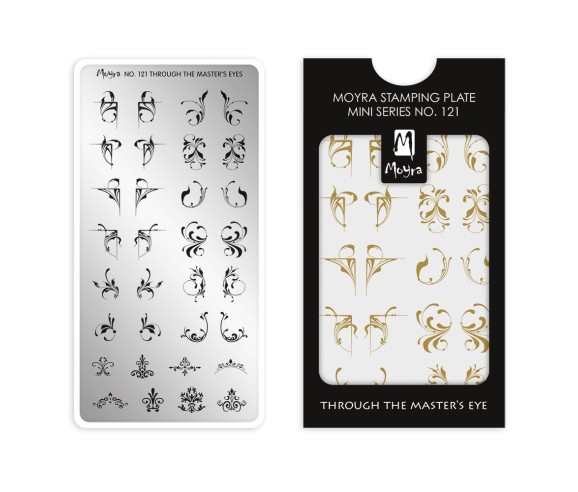 moyra · mini series · plaque stamping · nail art · motifs ornementaux