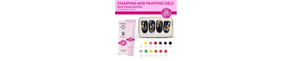 Stamping and painting gel Moyra