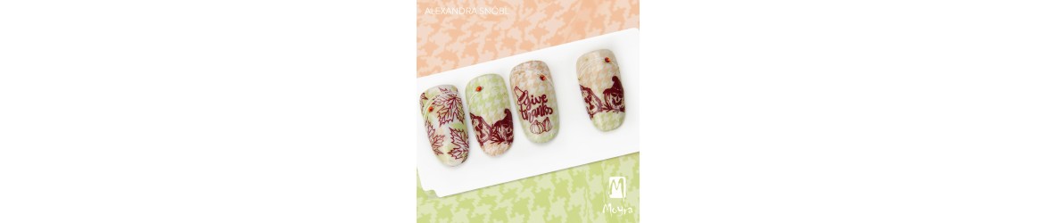 Gel stamping et Vernis foils Moyra