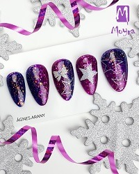 Tuto d'Un Nail art pailleté